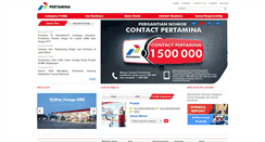Desktop Screenshot of gasdom.pertamina.com